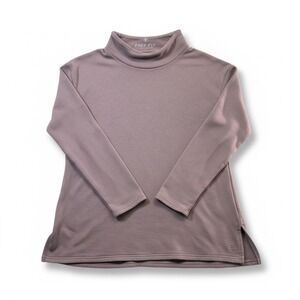 Free Fly Bamboo Fleece Mock Neck Pullover Women's Small Athleisure